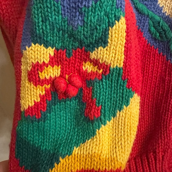 Alexandra Bartlett Multicolor Holiday Cardigan - Picture 4 of 8